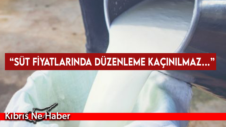 “Süt fiyatlarında düzenleme kaçınılmaz”