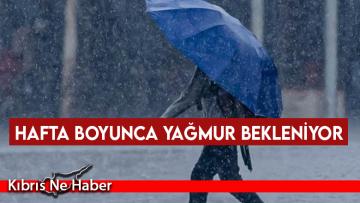 Yağışlı hava hafta sonuna kadar sürecek