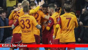 Galatasaray 4 golle kazandı