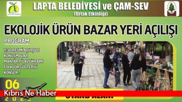 Çamlıbel Ekolojik Ürün Pazarı açılıyor