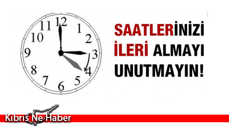 Yaz saati uygulaması başladı