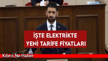 Maliye Bakanı Atun, elektrikte yeni tarifeleri açıkladı