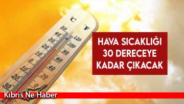 Hava sıcaklığı yükseliyor