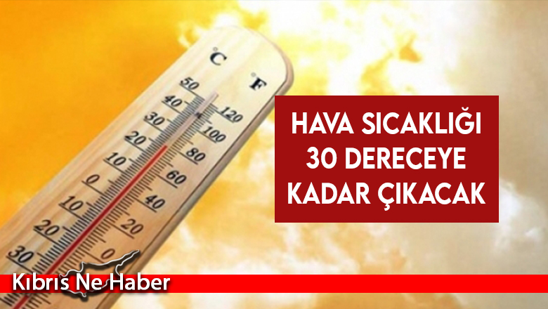 Hava sıcaklığı yükseliyor
