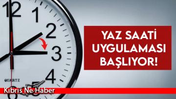 Yaz saati uygulaması 30 Mart Pazar günü başlıyor