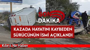 Mağusa-Lefkoşa yolunda ölümlü kaza, 25 yaşındaki sürücü can verdi