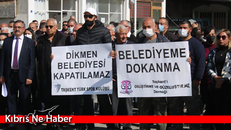 Dikmen’de eylem: Belediyemizi kapattırmayız