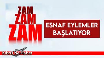 Esnaf Eylemler Başlatıyor