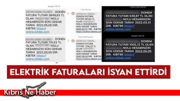Elektrik faturaları isyan ettirdi
