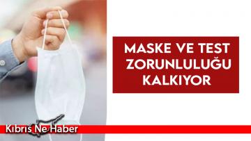 1 Haziran’dan itibaren maske ve test zorunluluğu kalkacak