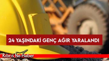 Üzerine cam düştü, ağır yaralandı