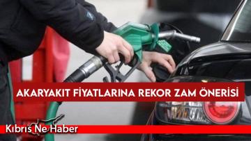 Akaryakıta rekor zam önerildi
