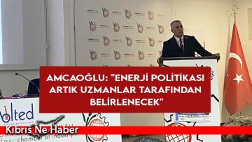 Amcaoğlu: “Enerji politikası artık uzmanlar tarafından belirlenecek”