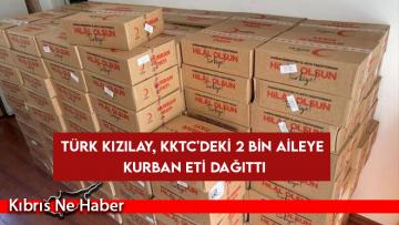 Türk Kızılay, KKTC’deki 2 bin aileye kurban eti dağıttı