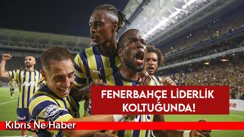 Liderlik maçında kazanan Fenerbahçe
