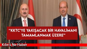 Cumhurbaşkanı Tatar, Türkiye Ulaştırma ve Altyapı Bakanı Karaismailoğlu’nu kabul etti