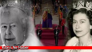 Kraliçe II. Elizabeth son yolculuğuna uğurlanıyor