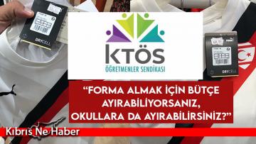 “Forma almak için bütçe ayırabiliyorsanız, okullara da ayırabilirsiniz?”