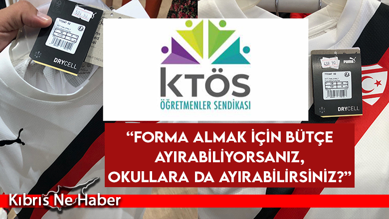 “Forma almak için bütçe ayırabiliyorsanız, okullara da ayırabilirsiniz?”