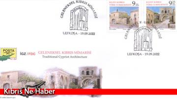 Posta Dairesi ‘Geleneksel Kıbrıs Mimarisi’ konulu pul serisi ve ilk gün zarfı çıkardı