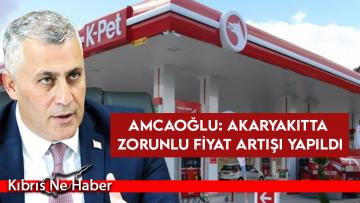 Amcaoğlu: Akaryakıtta zorunlu fiyat artışı yapıldı