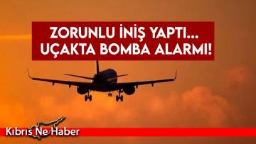 Uçakta bomba alarmı