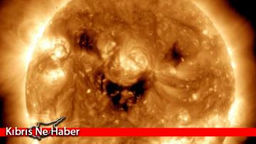 NASA Güneş’i gülerken yakaladı