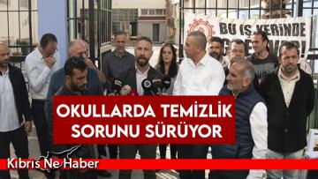 Okullarda temizlik sorunu sürüyor