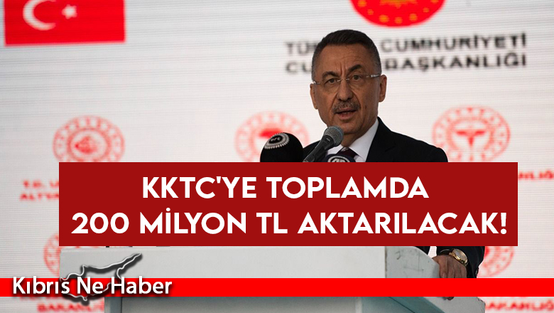Oktay: Sosyal yardımlar, tarım, ulaştırma alanında ve gençlik-spor yatırımları için 200 Milyon TL aktaracağız