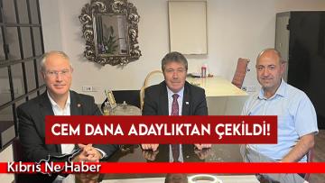 Son dakika… Cem Dana adaylıktan çekildi!
