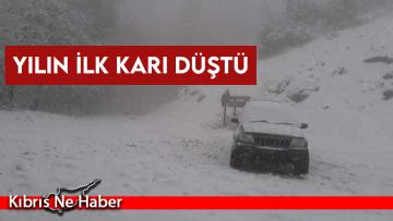 Yılın ilk karı düştü