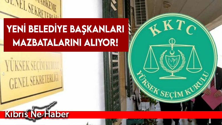Yeni belediye başkanları mazbatalarını alıyor!