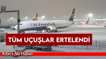 İngiltere’de kar: Londra Stansted Havalimanı’ndan tüm uçuşlar ertelendi