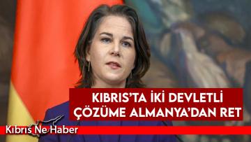 Kıbrıs’ta iki devletli çözüme Almanya’dan ret