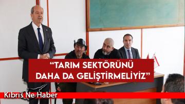 Tatar, Kıbrıs Türk Narenciye Üreticileri Birliği Genel Kurulu’na katıldı
