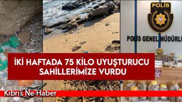Polis “Bir yılda sahillere vuran 75 kilo hintkeneviri ele geçirildi”