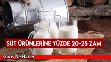 Zam süt ürünlerine yüzde 20-25 oranında yansıyacak