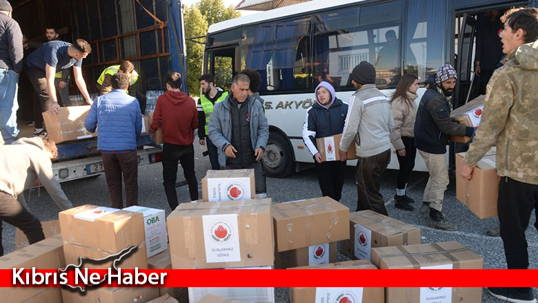 KKTC’de yardım seferberliği