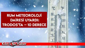 Rum Meteoroloji Dairesi, turuncu alarm ilan etti