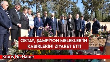 Oktay, Şampiyon Melekler’in kabirlerini ziyaret etti
