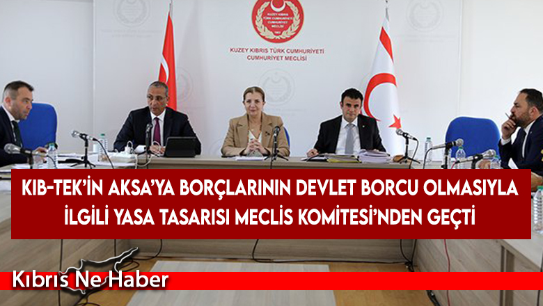 Kıb-Tek’in AKSA’ya borçlarının devlet borcu olmasıyla ilgili yasa tasarısı Meclis Komitesi’nden geçti
