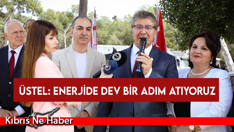 Üstel: Enerjide dev bir adım atıyoruz