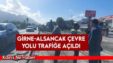 Girne-Alsancak Çevre Yolu trafiğe açıldı