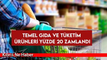 Kıbrıs’ın güneyinde temel gıda ve tüketim ürünleri yüzde 20 zamlandı
