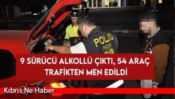 Gazimağusa, Girne ve Güzelyurt Polis Müdürlükleri trafik ve asayiş operasyonu düzenledi