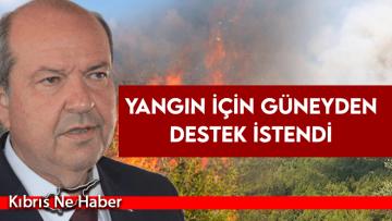 Cumhurbaşkanı Tatar: Güney Kıbrıs’tan bir yangın söndürme uçağı yangın yerine intikal etmek için hazırlandı”
