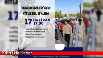 Kimliksizler Derneği, Güney Kıbrıs Meclisine yürüyecek