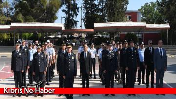 Polis örgütünün 59. kuruluş yıl dönümünde anıtlara çelenk sunuldu