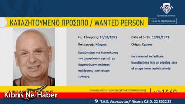 Güney Kıbrıs’ta hastaneden kaçan 52 yaşındaki sanık her yerde aranıyor