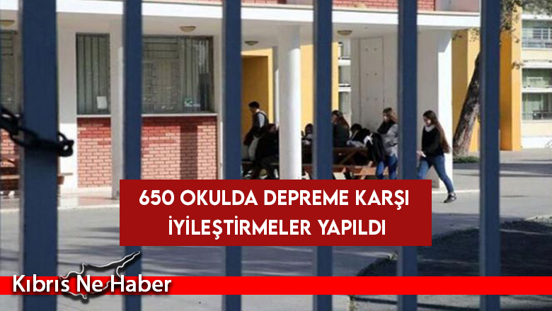 Güney Kıbrıs’taki okul binalarında 150 milyon Euro’yu aşan çalışmalar sürüyor